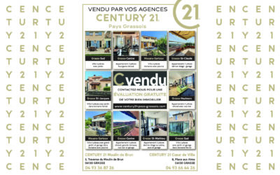 CVENDU par vos agences CENTURY 21 Pays Grassois